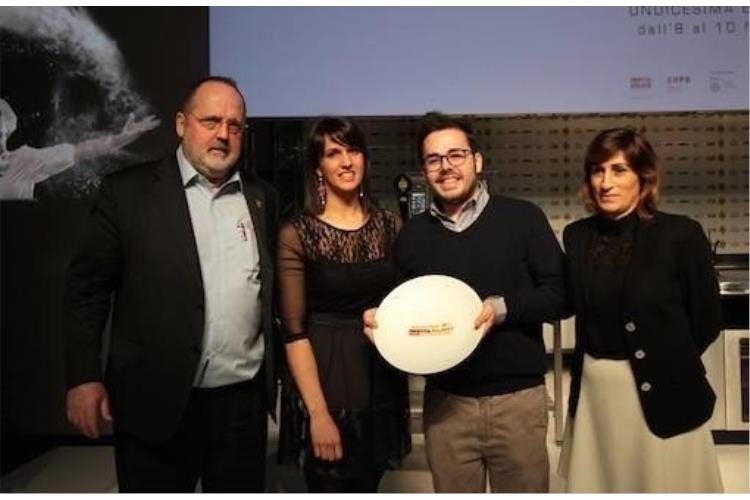 da sinistra: Paolo Marchi, Alessandra Del Favero (compagna di Piras), Oliver Piras e Barbara D'Amico